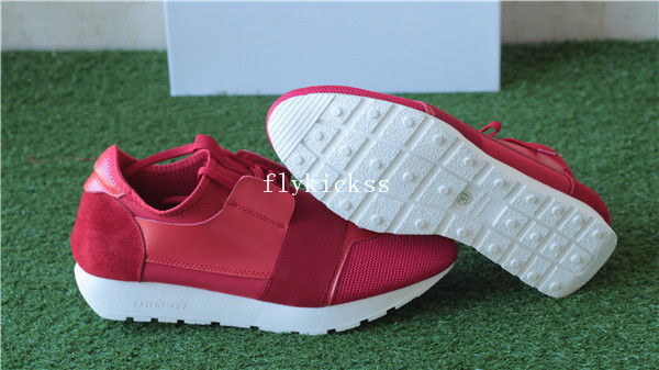 Balenciaga Race Runner Trainers Red